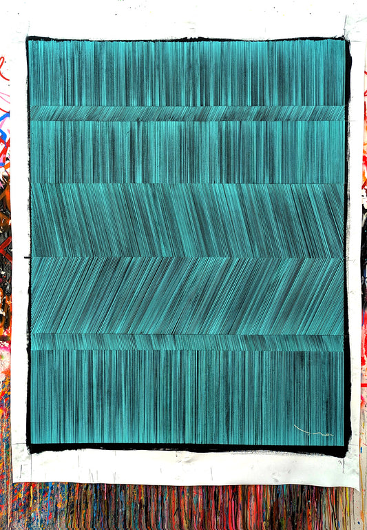 Tehos - tableau art contemporain - Abstraction LD02