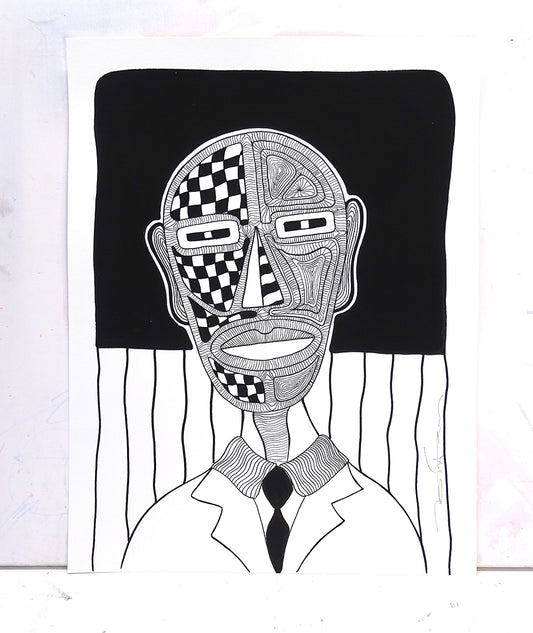 The big fat boy - Man with black Tie