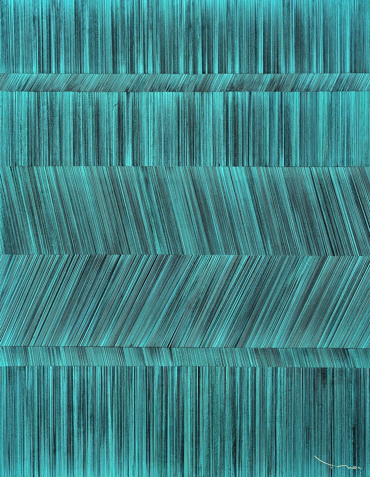 Tehos - tableau art contemporain - Abstraction LD02