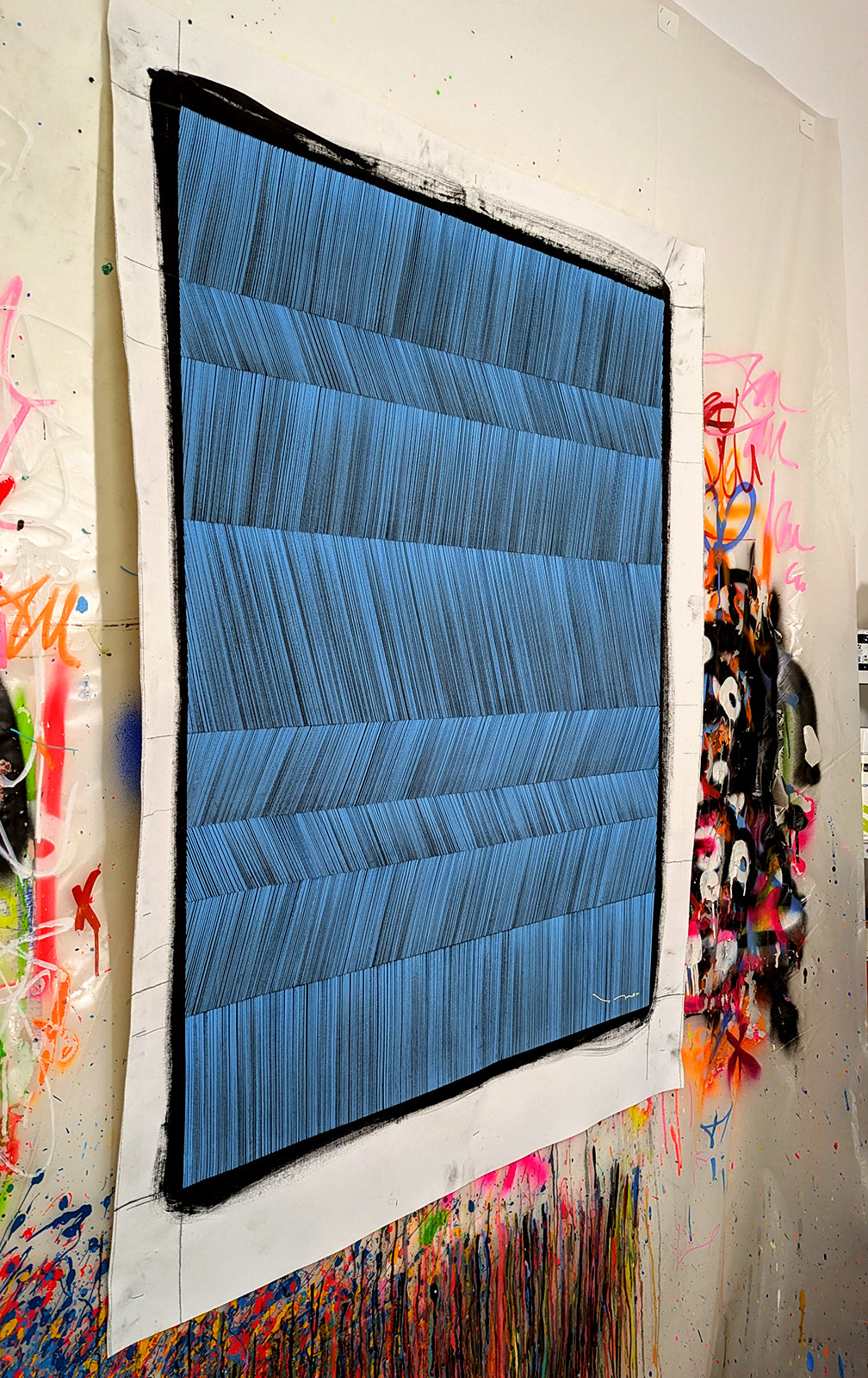Tehos - tableau art contemporain - Abstraction LD08