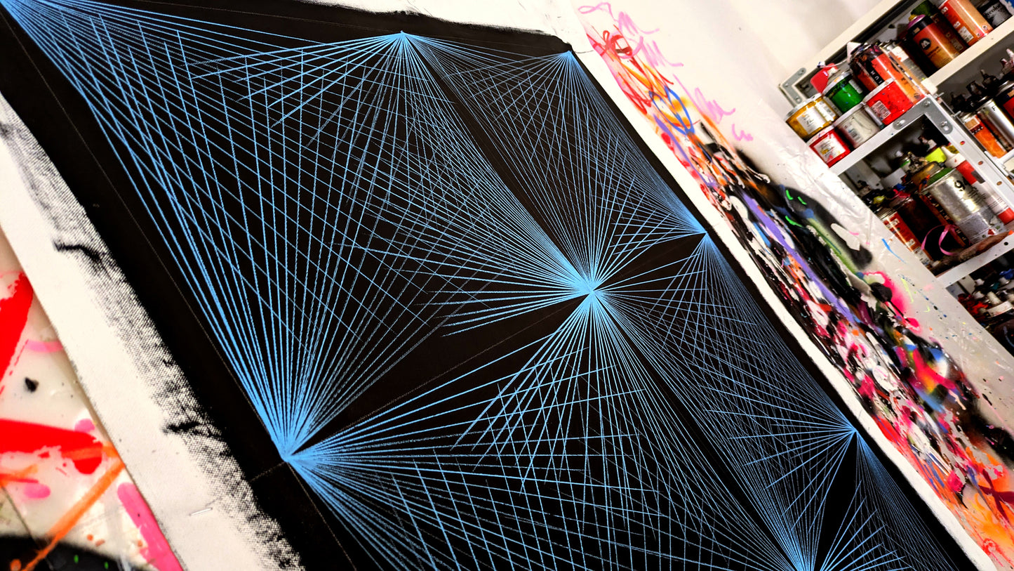 Tehos - tableau art contemporain - Abstraction AC 01