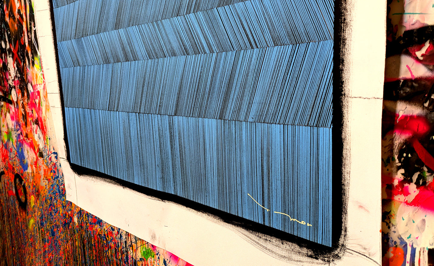 Tehos - tableau art contemporain - Abstraction LD08