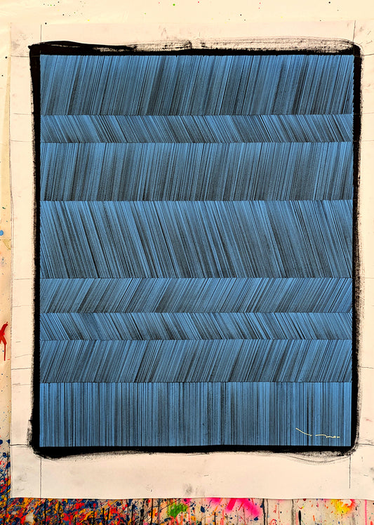 Tehos - tableau art contemporain - Abstraction LD08