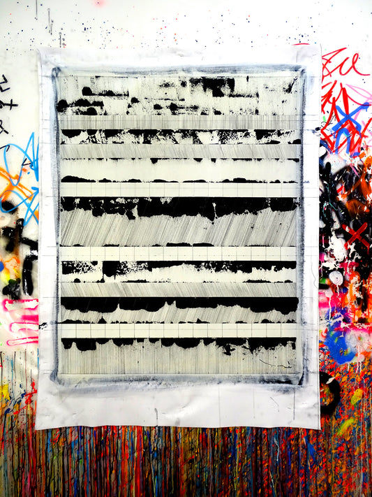 Tehos - tableau art contemporain - Abstraction AA01