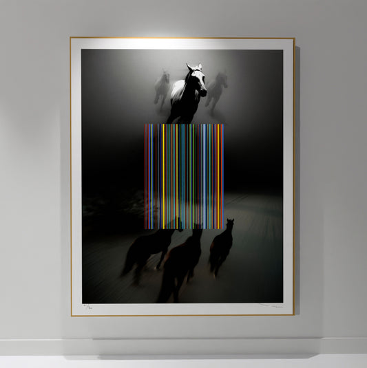 Tehos Wild Horses 2026 édition limitée numérotée signée art contemporain
