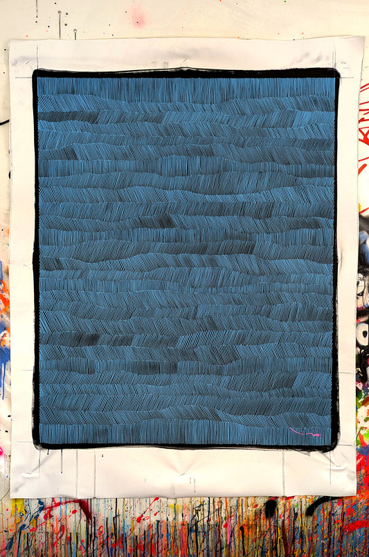 Tehos - tableau art contemporain - Abstraction L13