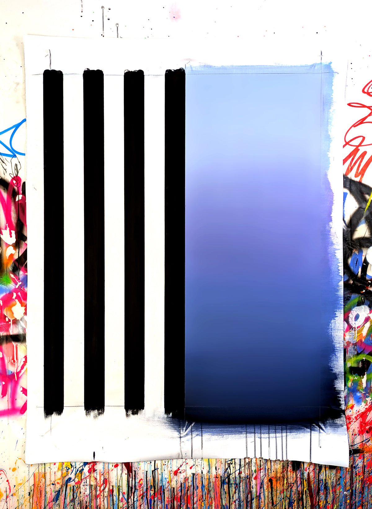 Tehos - tableau art contemporain - Abstraction GA01