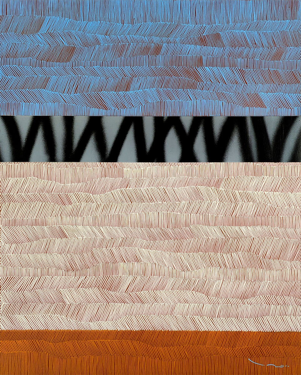 Tehos - tableau art contemporain - Abstraction L09