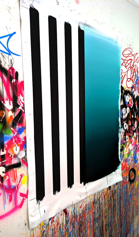 Tehos - tableau art contemporain - Abstraction GA03