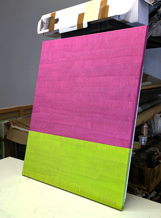 Tehos - tableau art contemporain - Abstraction L08