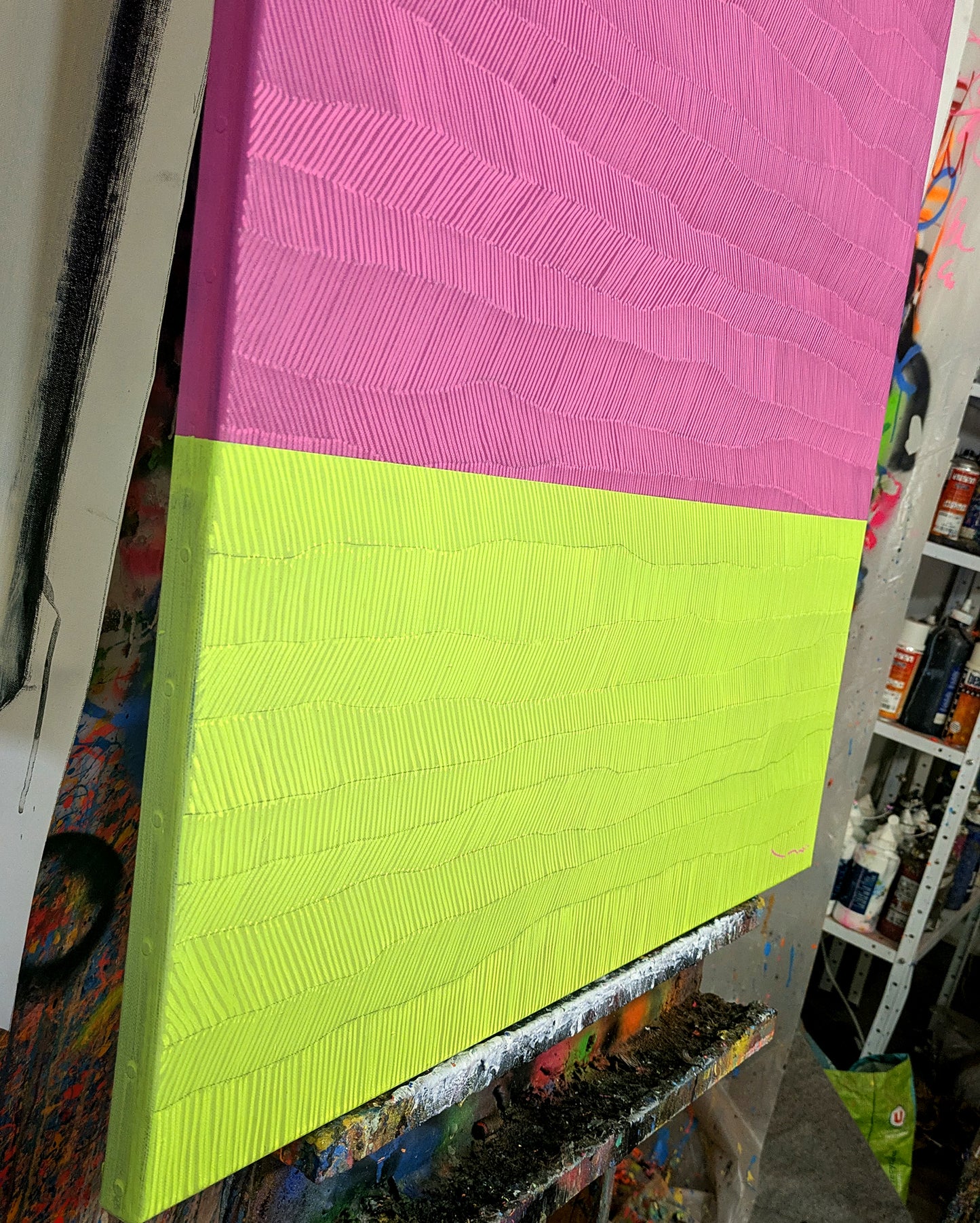Tehos - tableau art contemporain - Abstraction L08