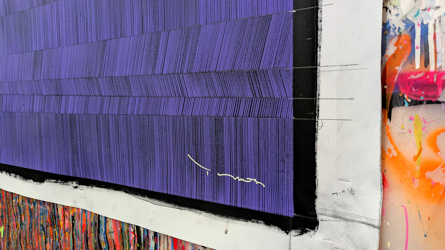Tehos - tableau art contemporain - Abstraction LD21
