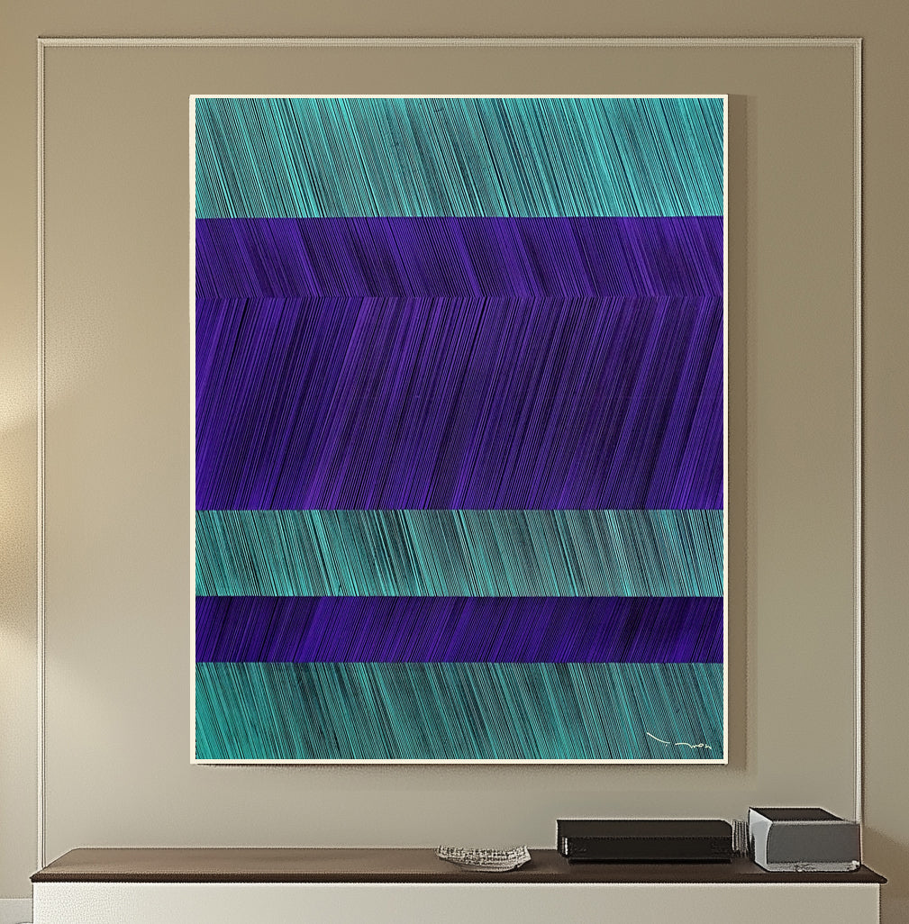 Tehos - tableau art contemporain - Abstraction LD04