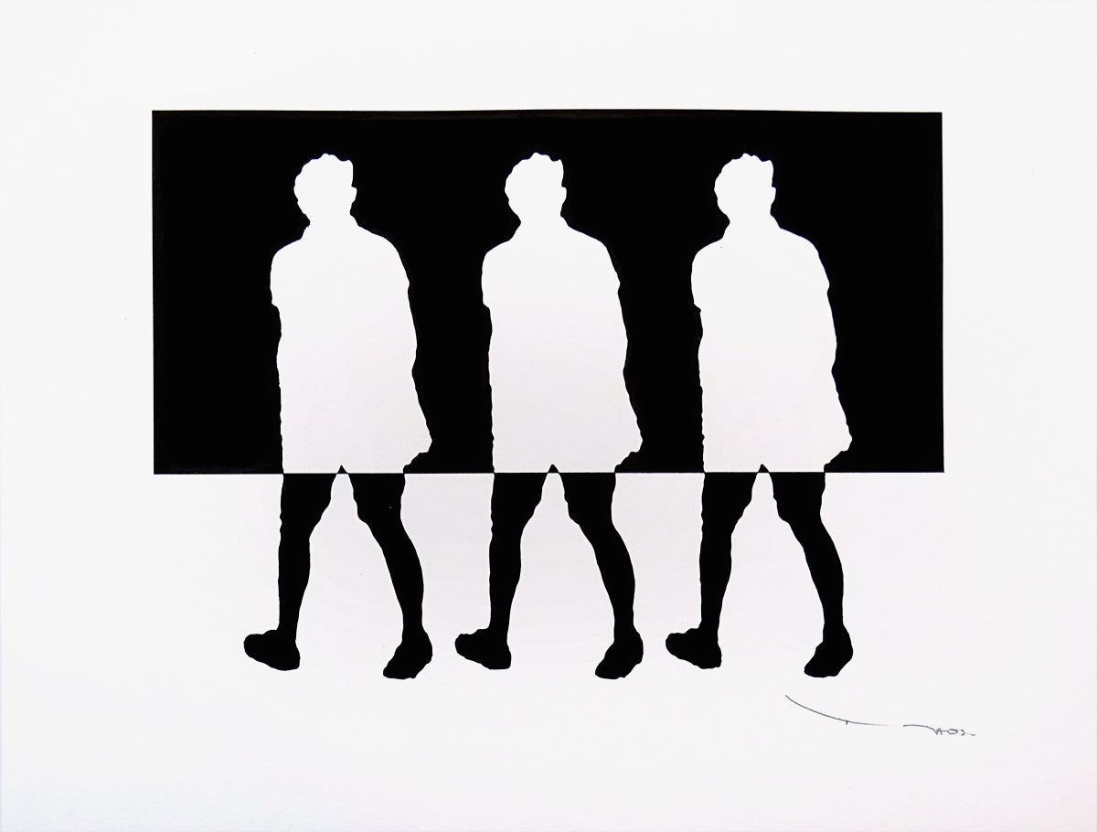 Tehos - Three walking men B02