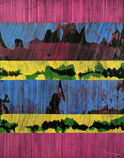 Tehos - tableau art contemporain - Abstraction AA02