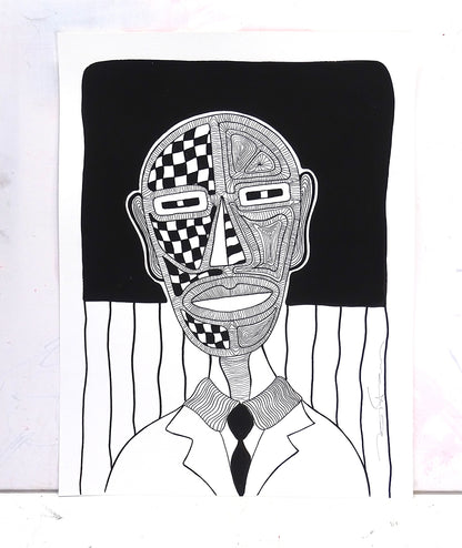 The big fat boy - Man with black Tie