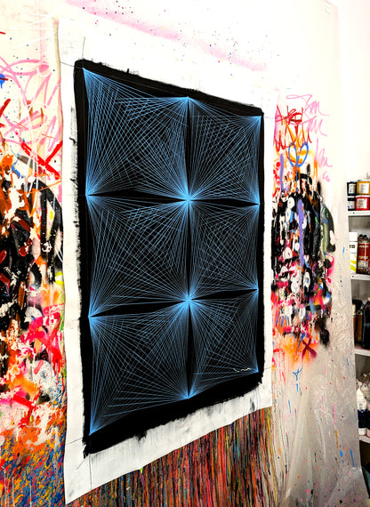 Tehos - tableau art contemporain - Abstraction AC 01