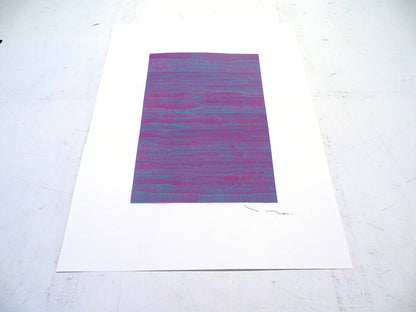 Tehos - Grand Carré long 2025-05 dessin abstrait original signé