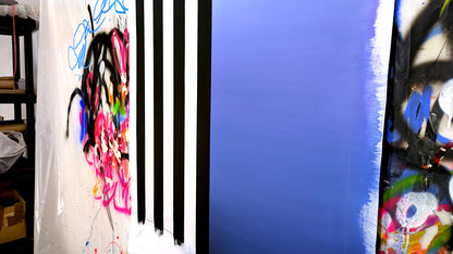 Tehos - tableau art contemporain - Abstraction GA01