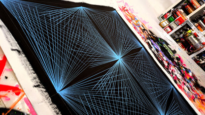 Tehos - tableau art contemporain - Abstraction AC 01