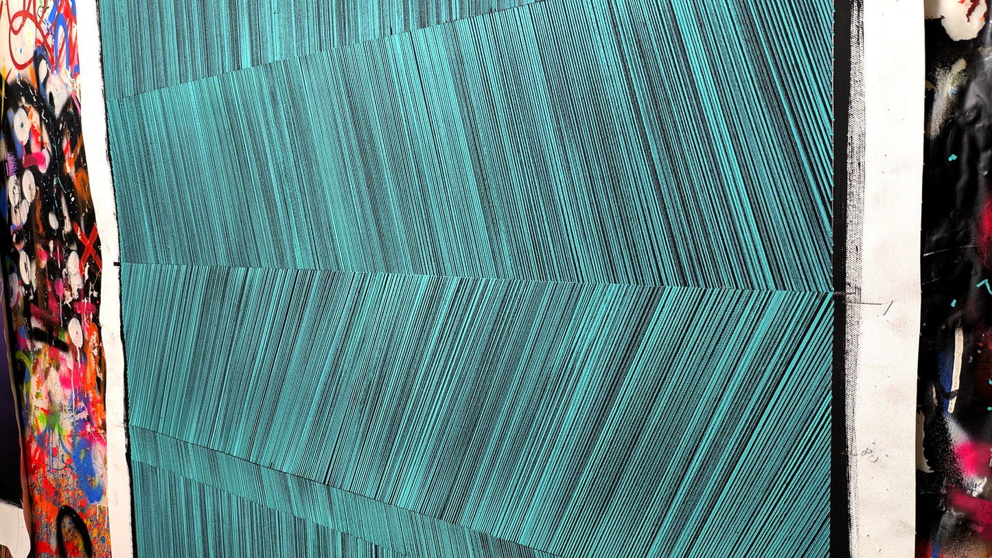 Tehos - tableau art contemporain - Abstraction LD02