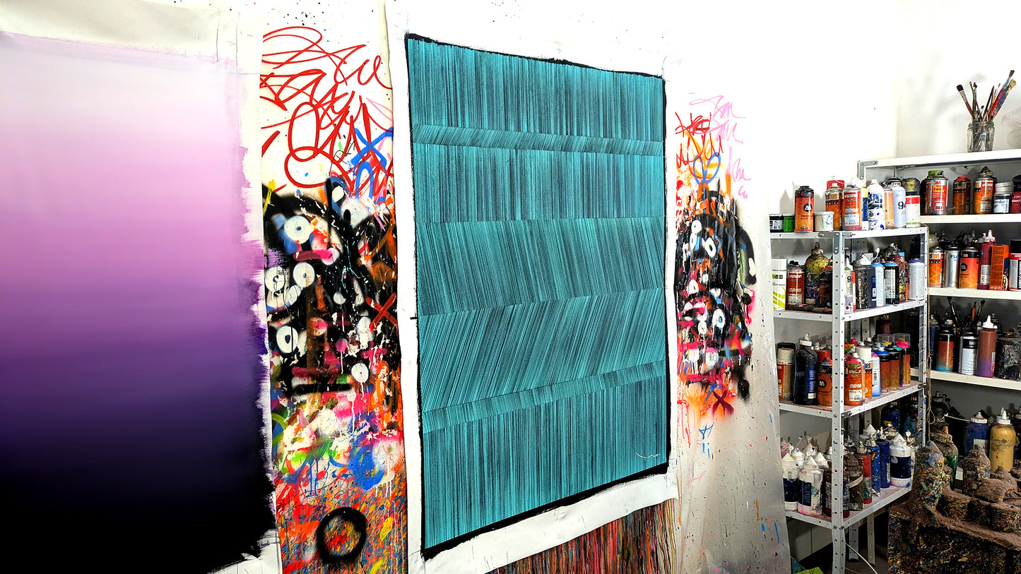 Tehos - tableau art contemporain - Abstraction LD02