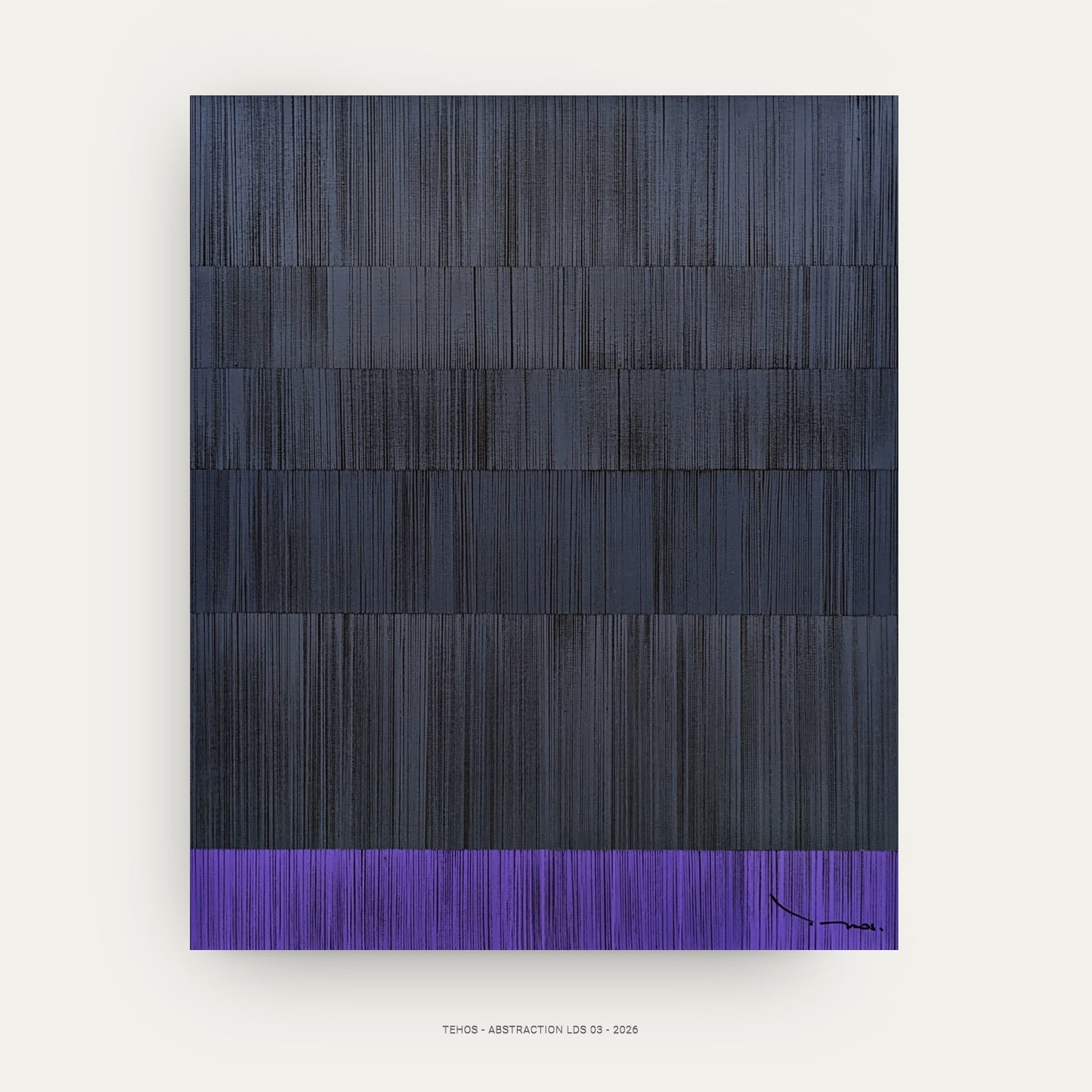 Tehos - tableau art contemporain - Abstraction LDS 03