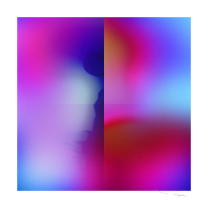 Tehos - NFT and pigment ink print - Shadow 06 - V 1-3