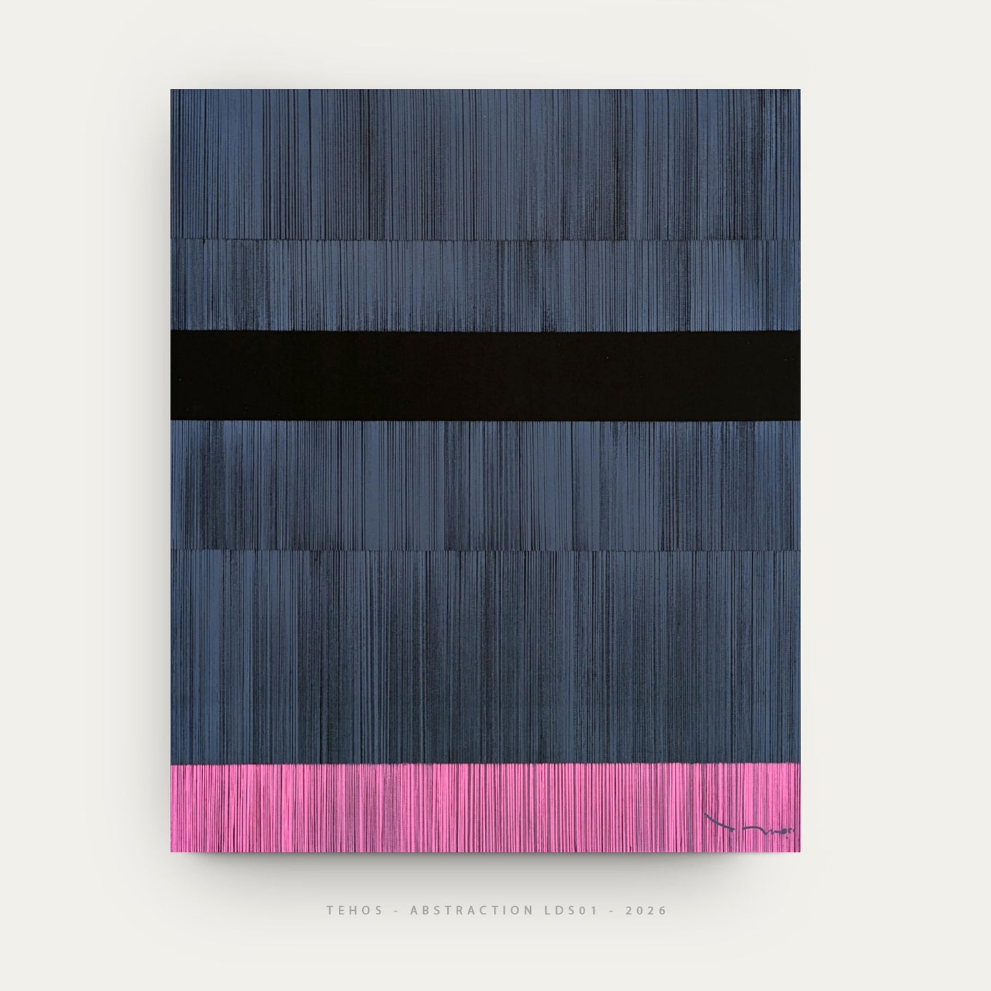Tehos - tableau art contemporain - Abstraction LDS 01