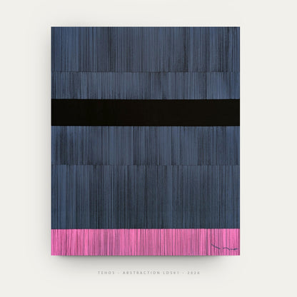Tehos - tableau art contemporain - Abstraction LDS 01
