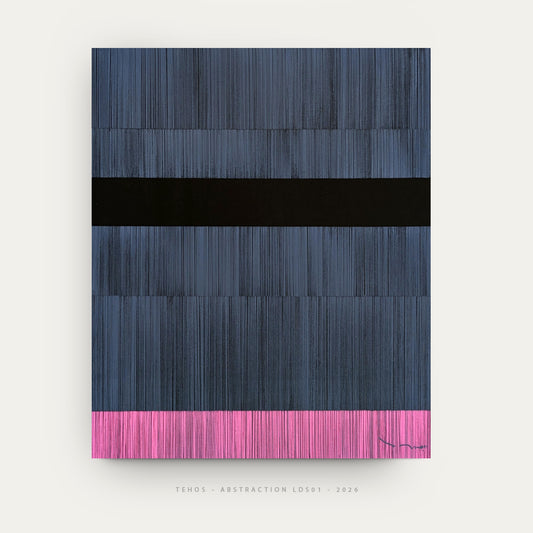 Tehos - tableau art contemporain - Abstraction LDS 01