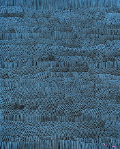 Tableau art contemporain tehos abstrait L15