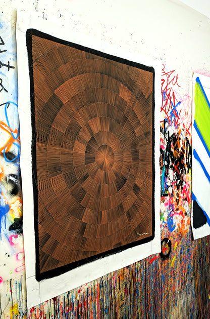 Tehos Tableau art contemporain Abstraction Cl 03