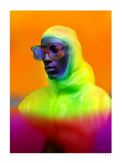 Tehos Icon 01 édition limitée papier d'art contemporain