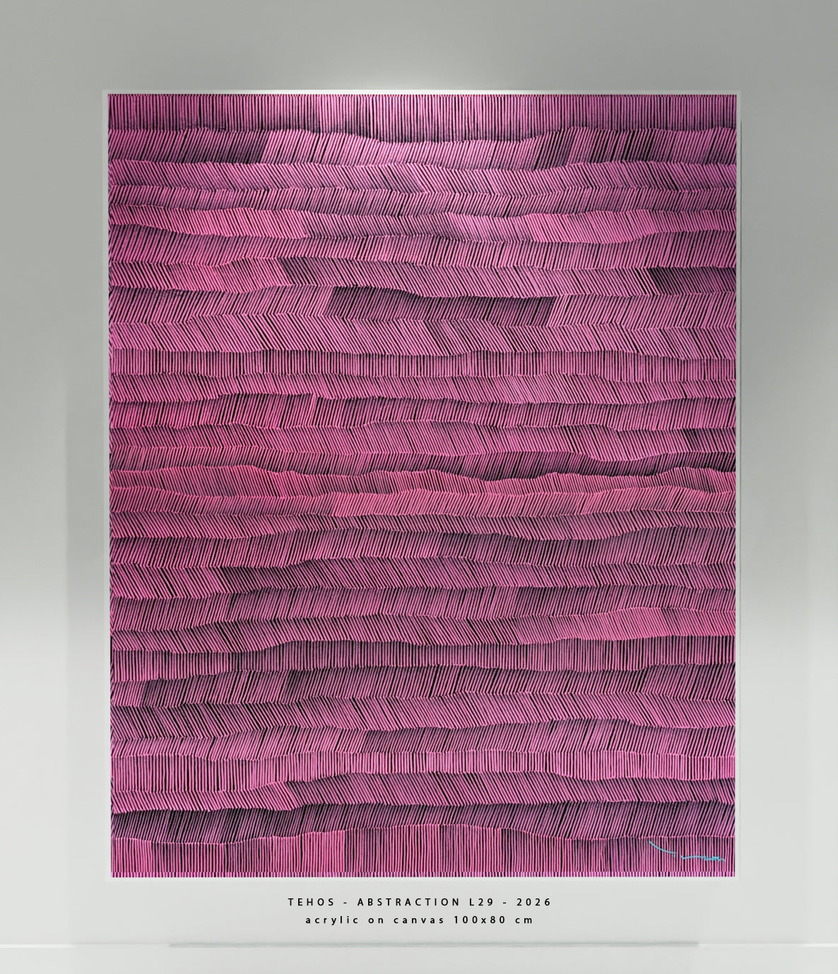 Tehos - tableau art contemporain - Abstraction L 29