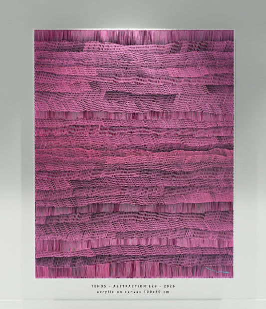 Tehos - tableau art contemporain - Abstraction L 29