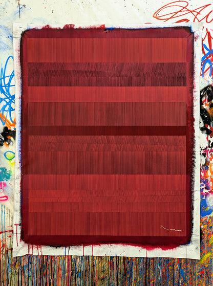 Tehos - tableau art contemporain - Abstraction LD19