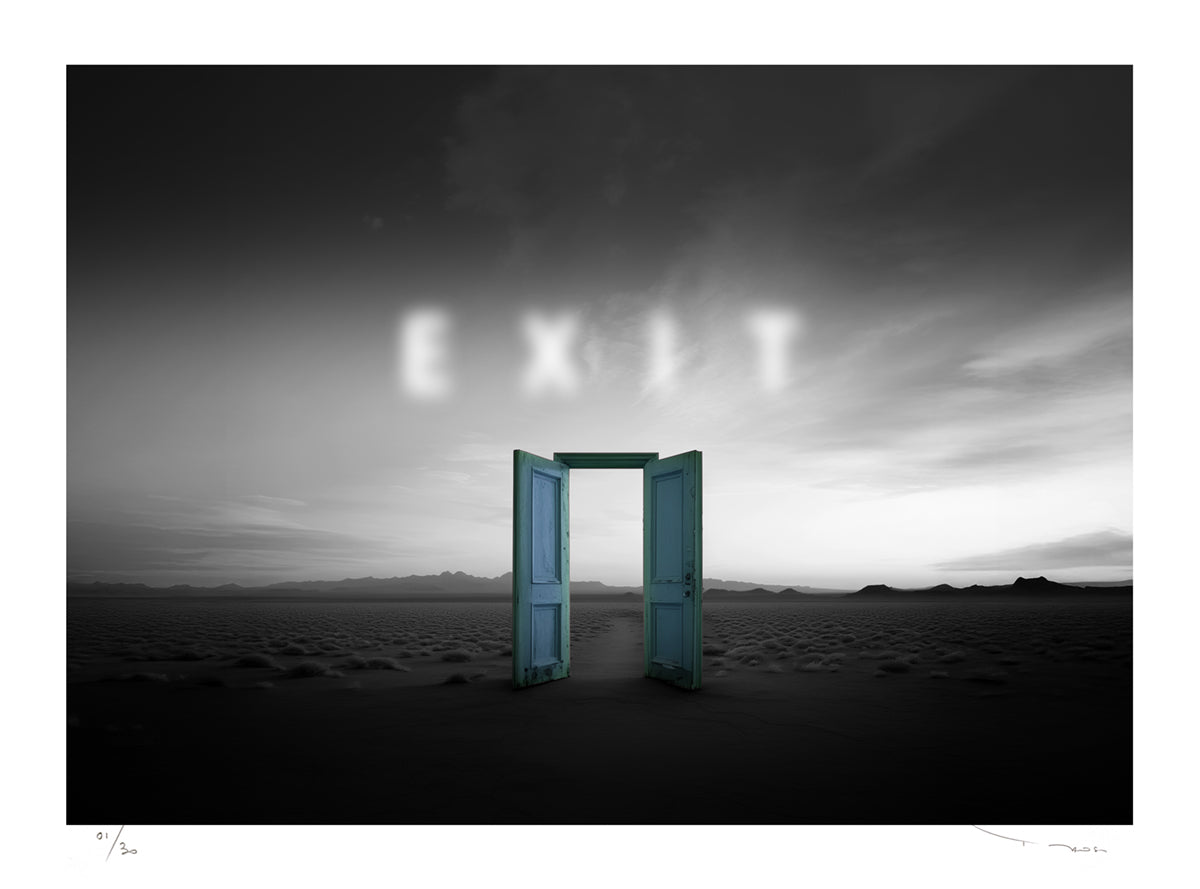 Tehos - Exit - edition limitée numérotée signée