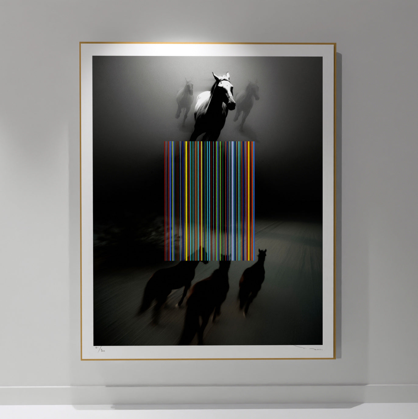 Tehos Wild Horses 2026 édition limitée numérotée signée art contemporain