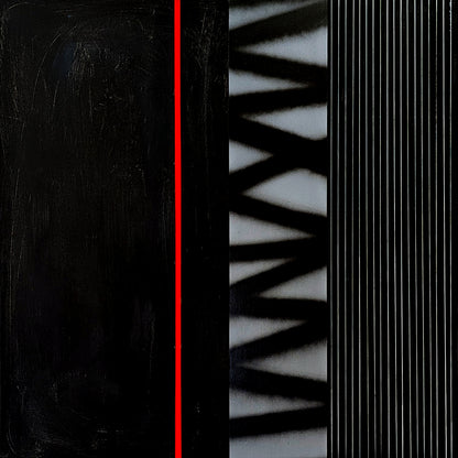 Tehos - Tableau art contemporain - Abstraction B01-2025