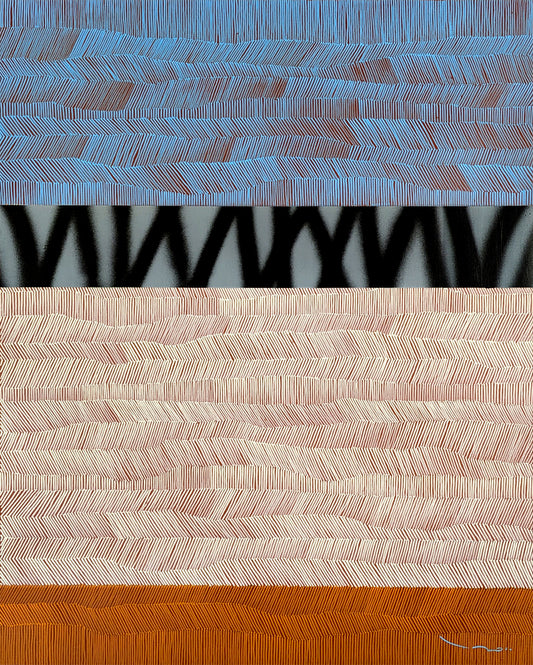Tehos - tableau art contemporain - Abstraction L09