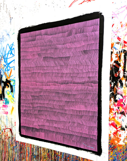 Tehos - tableau art contemporain - Abstraction L 29