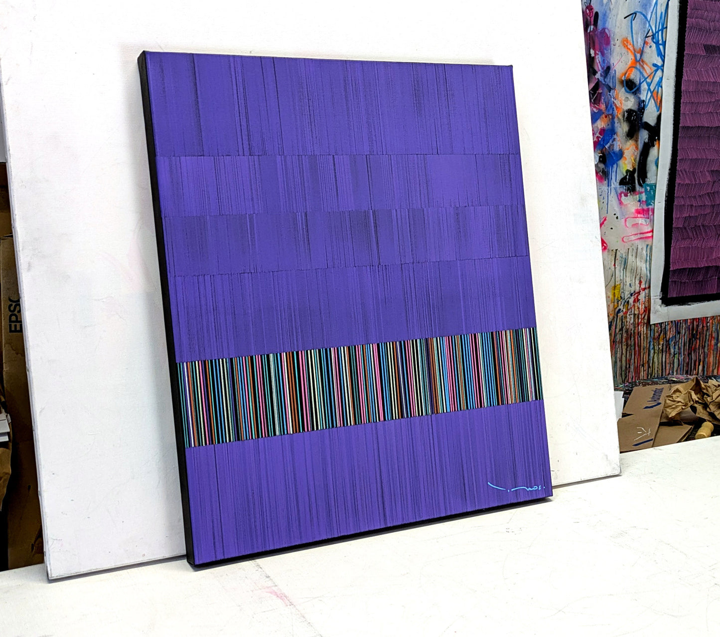Tehos - tableau art contemporain - Abstraction LDS 04