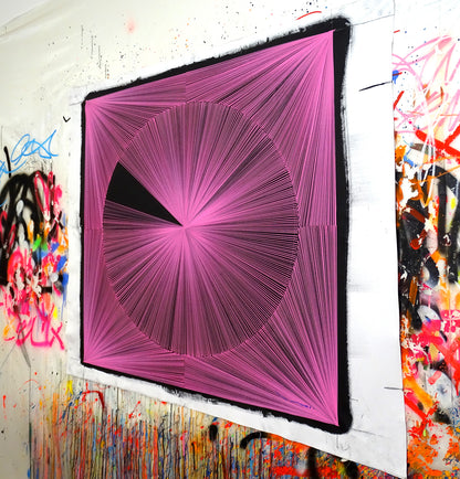 Tehos - tableau art contemporain - Abstraction CL 01 - 2025