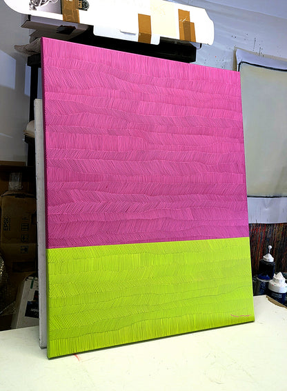 Tehos - tableau art contemporain - Abstraction L08