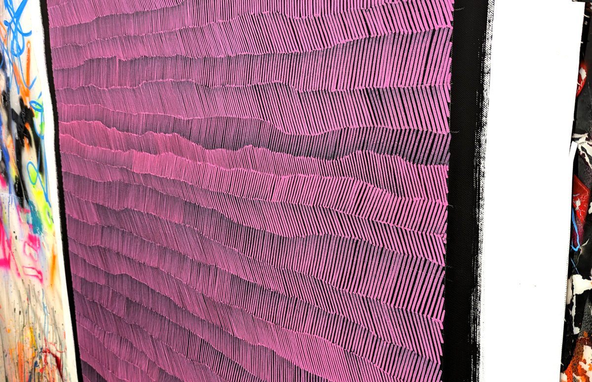 Tehos - tableau art contemporain - Abstraction L 29