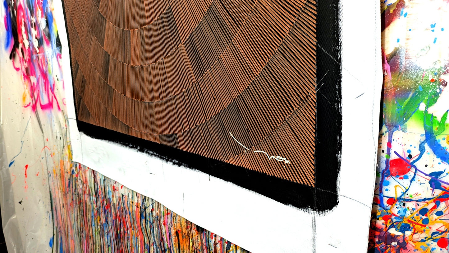 Tehos - tableau art contemporain - Abstraction CL03