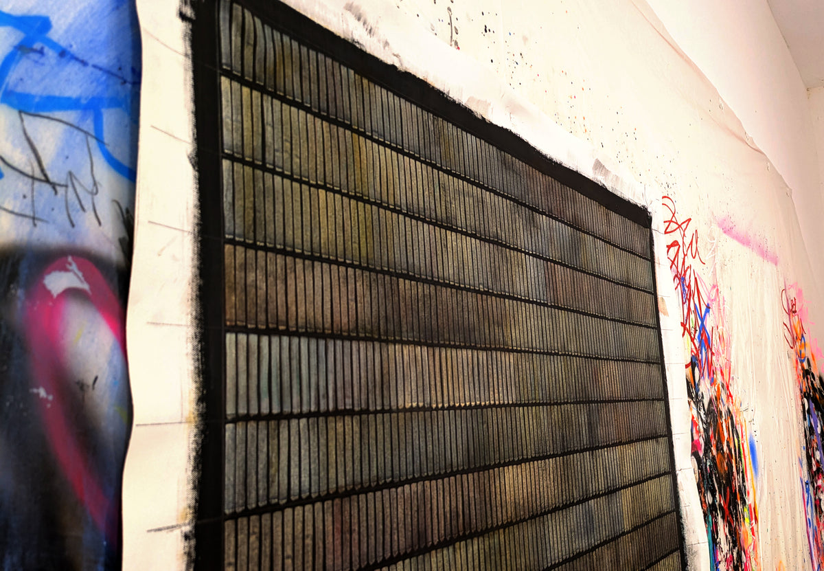 Tehos - tableau art contemporain - Abstraction Carbon 03 - 2026