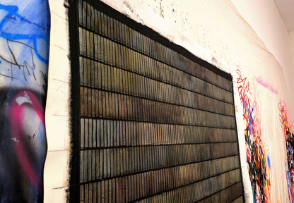 Tehos - tableau art contemporain - Abstraction Carbon 03 - 2026