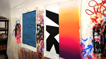 Tehos - tableau art contemporain - Abstraction GA02